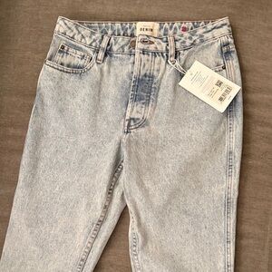 NWT Sezane Women's Edge Blue Brut Sexy Jeans size 28T